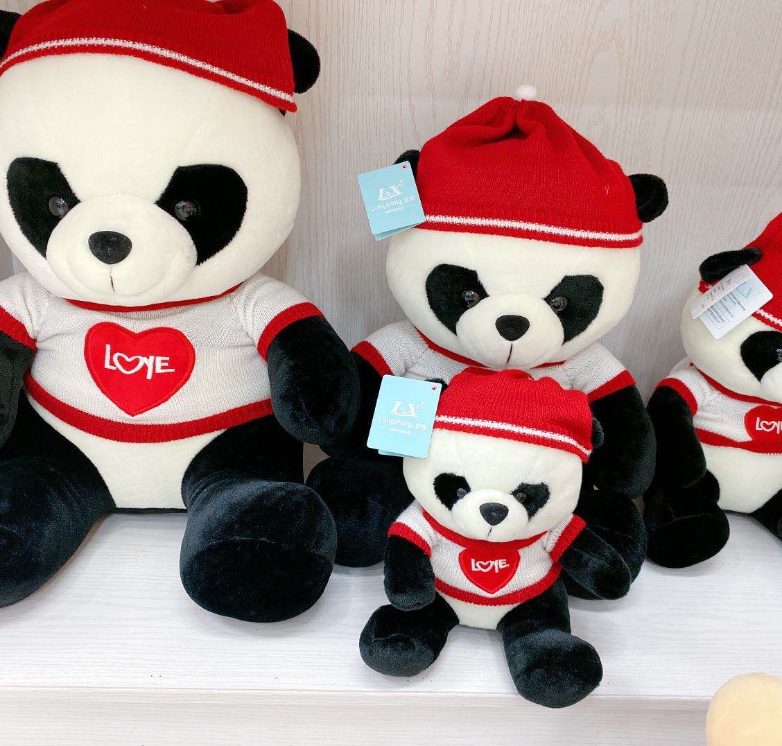 Stuffed animal black and white Panda 0775-53