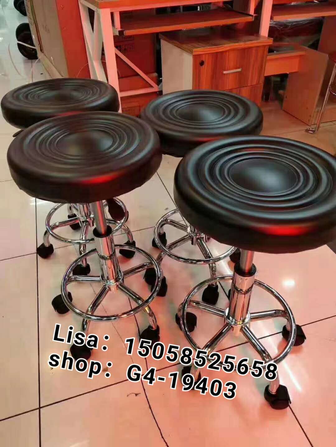 酒吧椅子 美容凳子理发椅 旋转升降酒吧凳大工凳