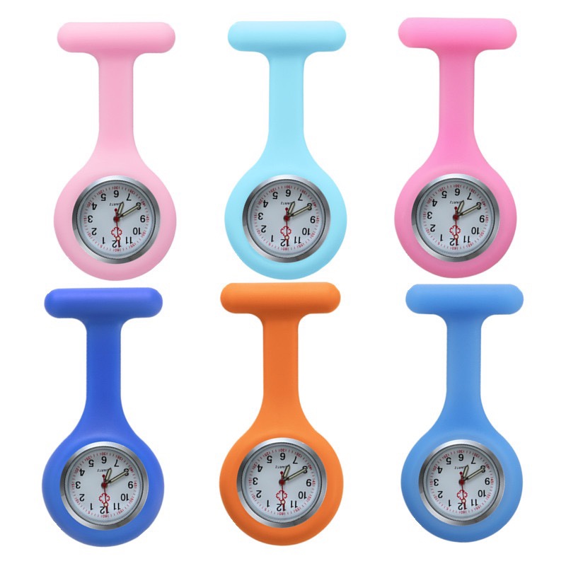 硅胶护士表简约复古可爱挂表护士怀表果冻表学生款式时尚男女手表图