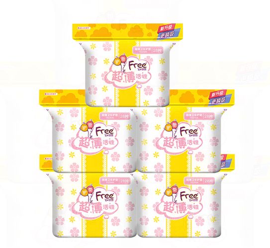 ABC T22-FREE Flying Ultra-Thin Active Sanitary Pad Specification image