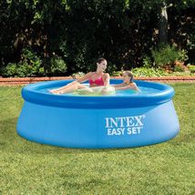 批发INTEX28112简洁式蝶形家庭游泳池 戏水池充气水池 钓鱼养鱼池