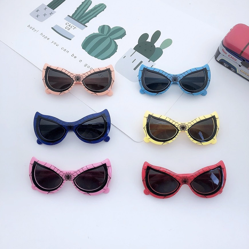 蜘蛛侠可爱卡通造型男童女童儿童太阳镜1566