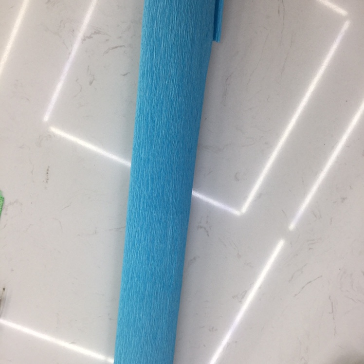 Sky blue flower paper
