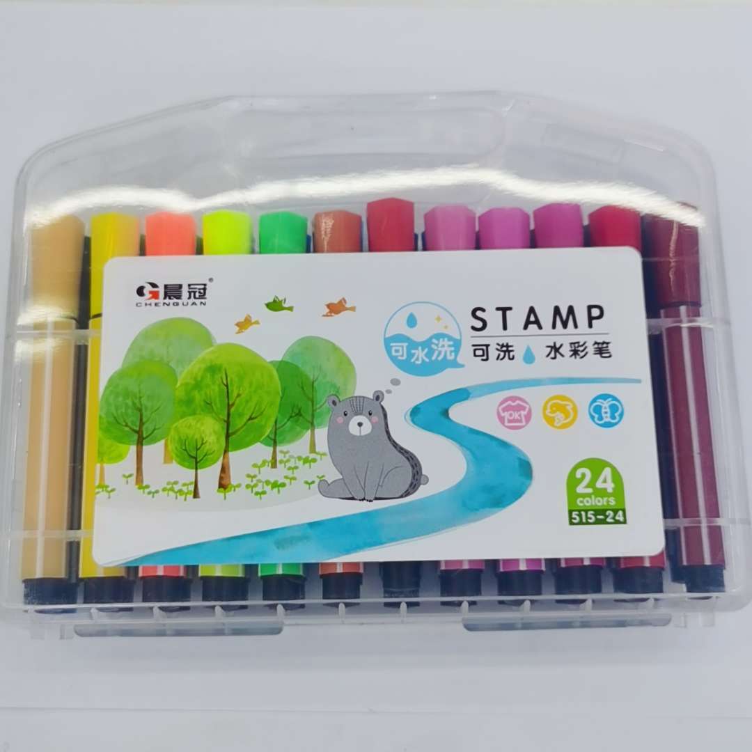 515-24色水彩笔美术用品