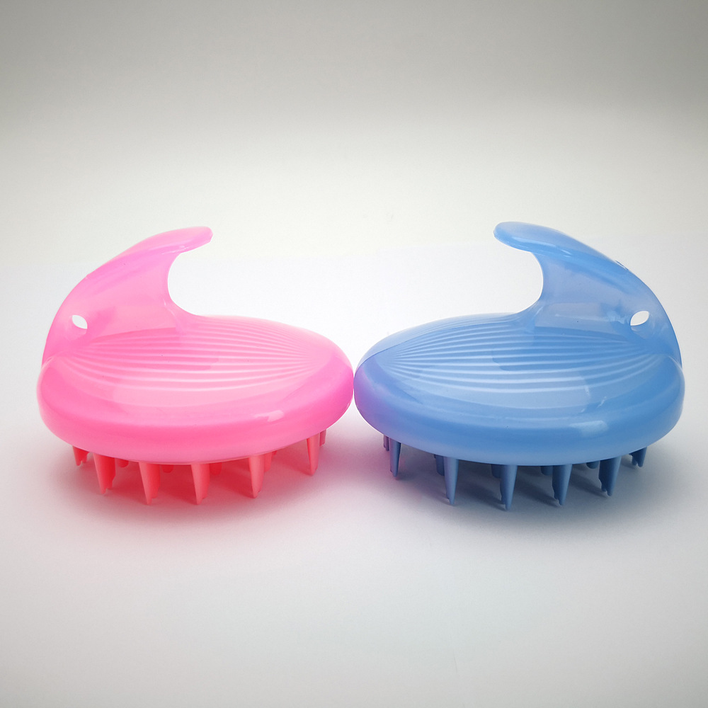 Plastic grooming comb silicone shampoo brush details Picture
