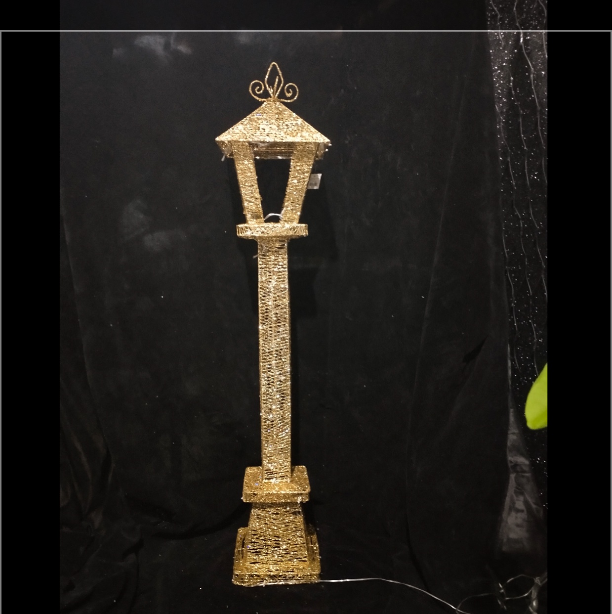 120CM Christmas hollowed sequin street light Christmas gift decoration LED light thumbnail