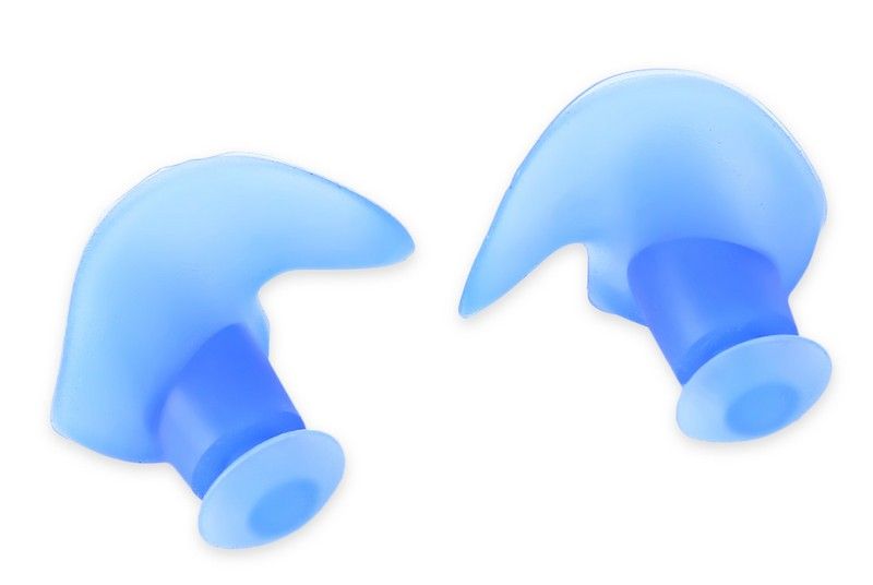 Manufacturers direct flower - shaped silicone earplugs swimming accessories wholesale NC6 flower - shaped earplugs blue Specification drawing