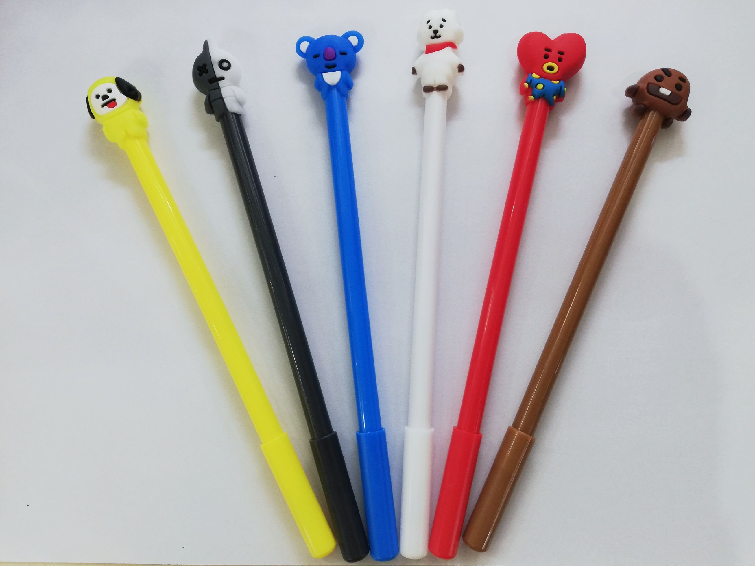 Cute cartoon-shaped gel pen details Picture