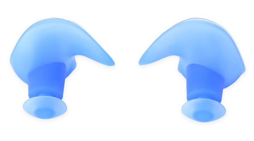 Manufacturers direct flower - shaped silicone earplugs swimming accessories wholesale NC6 flower - shaped earplugs blue full figure