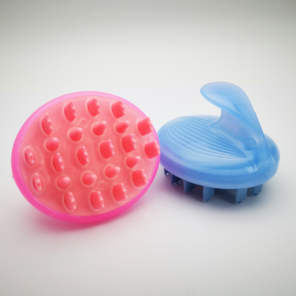 Plastic grooming comb silicone shampoo brush Specification drawing