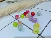 Acrylic half hole broken beads colorful DIY headline clothing accessories pen hanging accessories