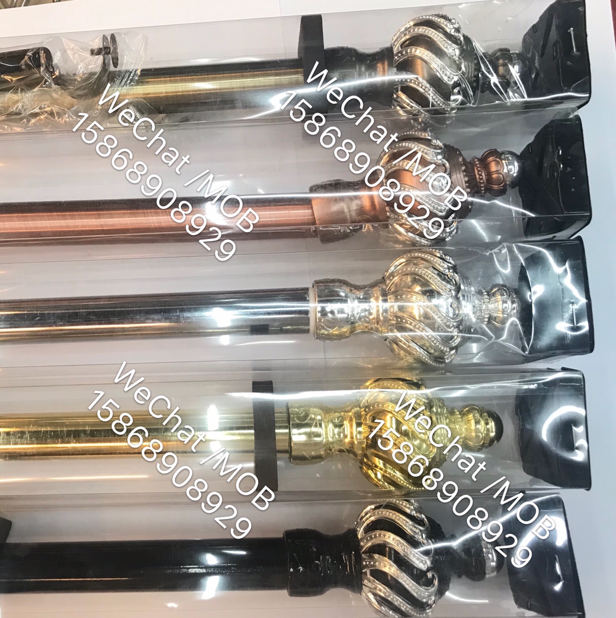 伸缩杆 窗帘杆 罗马杆中东 非洲专供
