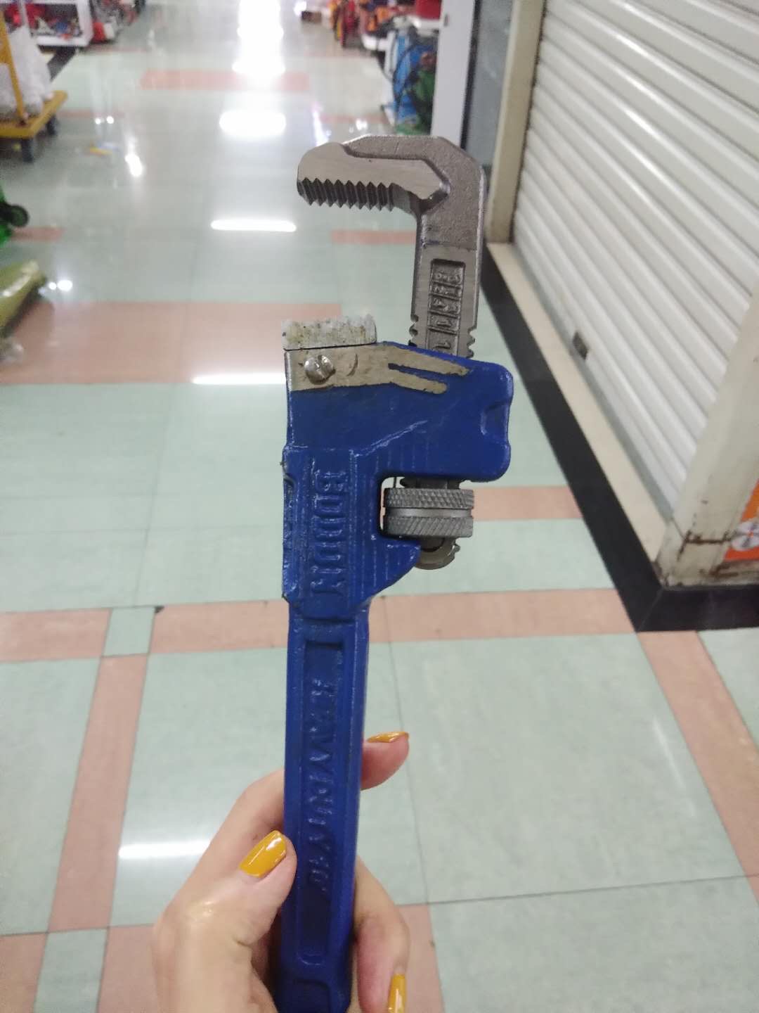 14-inch hardware tools, quick pipe wrench, pipe wrench, American heavy-duty plastic-coated pipe wrench, pipe repair wrench undefined