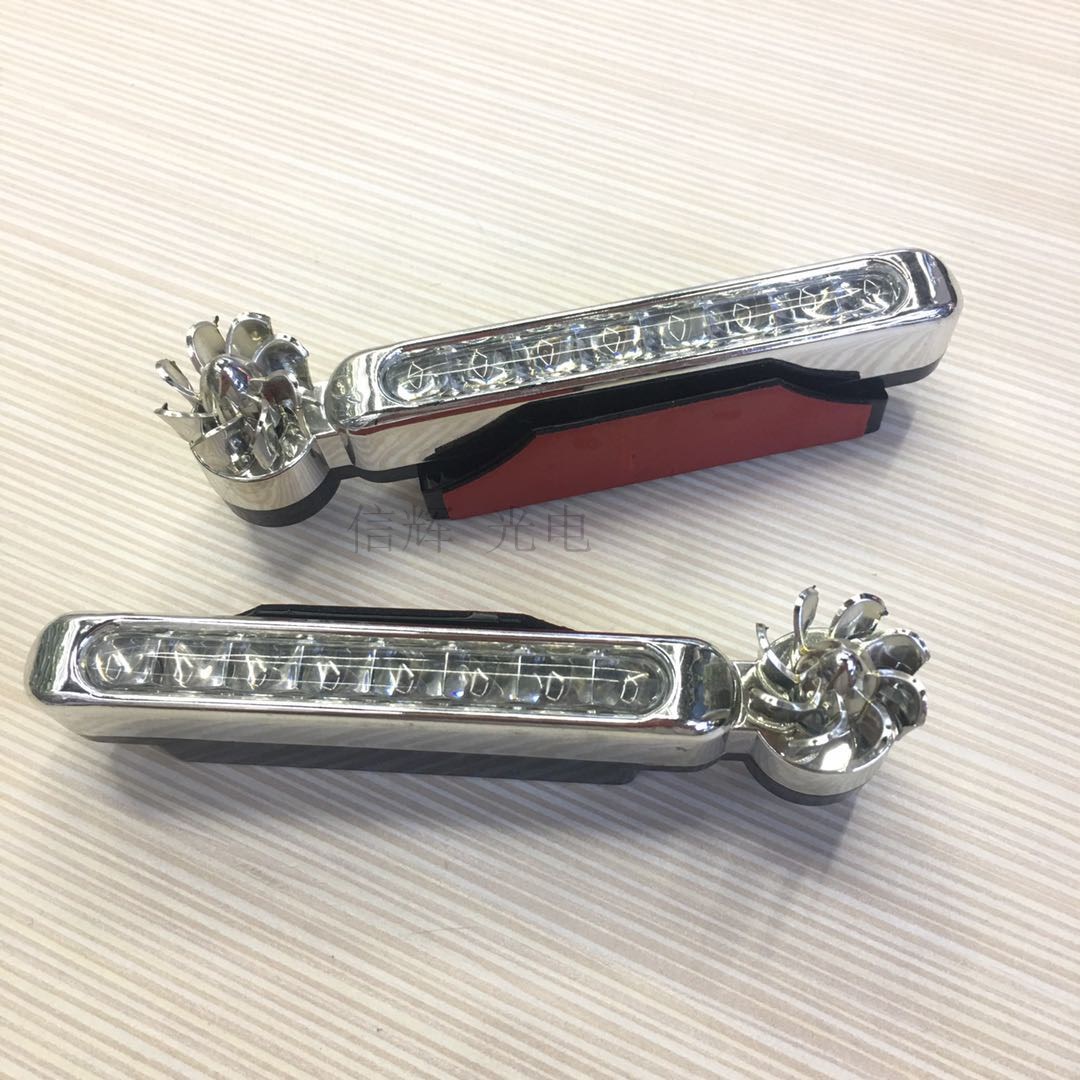 The factory supplies LED wind power daytime running lights, colored lights, car grille lights, wirel-free wind energy lights, and modified decorative lights Item Picture