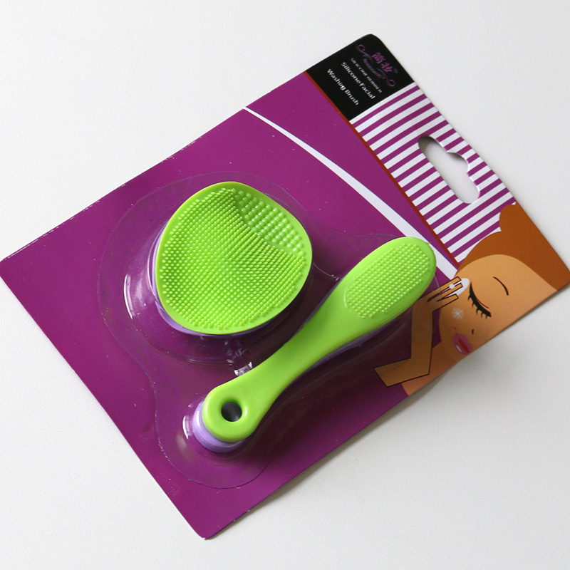 1649硅胶洗脸刷＋洗鼻刷组合