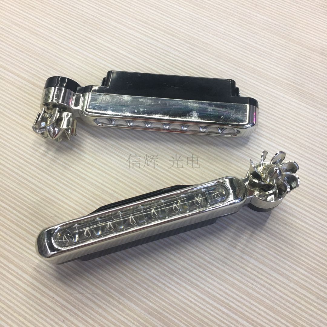 The factory supplies LED wind power daytime running lights, colored lights, car grille lights, wirel-free wind energy lights, and modified decorative lights Application Scenario