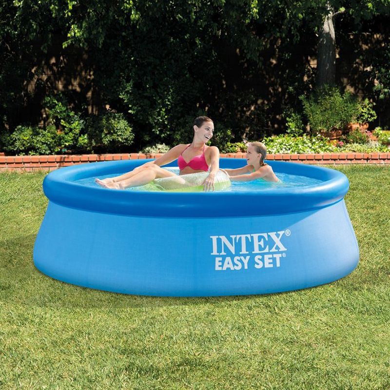 批发INTEX28112简洁式蝶形家庭游泳池 戏水池充气水池 钓鱼养鱼池详情图1