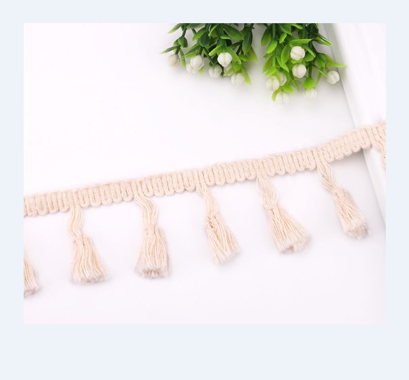 厂家直销扫把须花边彩色流苏 围巾帽子 窗帘配件排须织带辅料现货详情图7