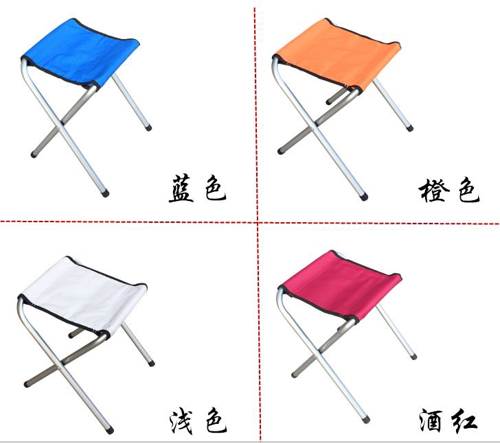 双层户外交叉凳 折叠凳 钓鱼凳 钓鱼椅 野餐椅 携带方便椅子详情图4