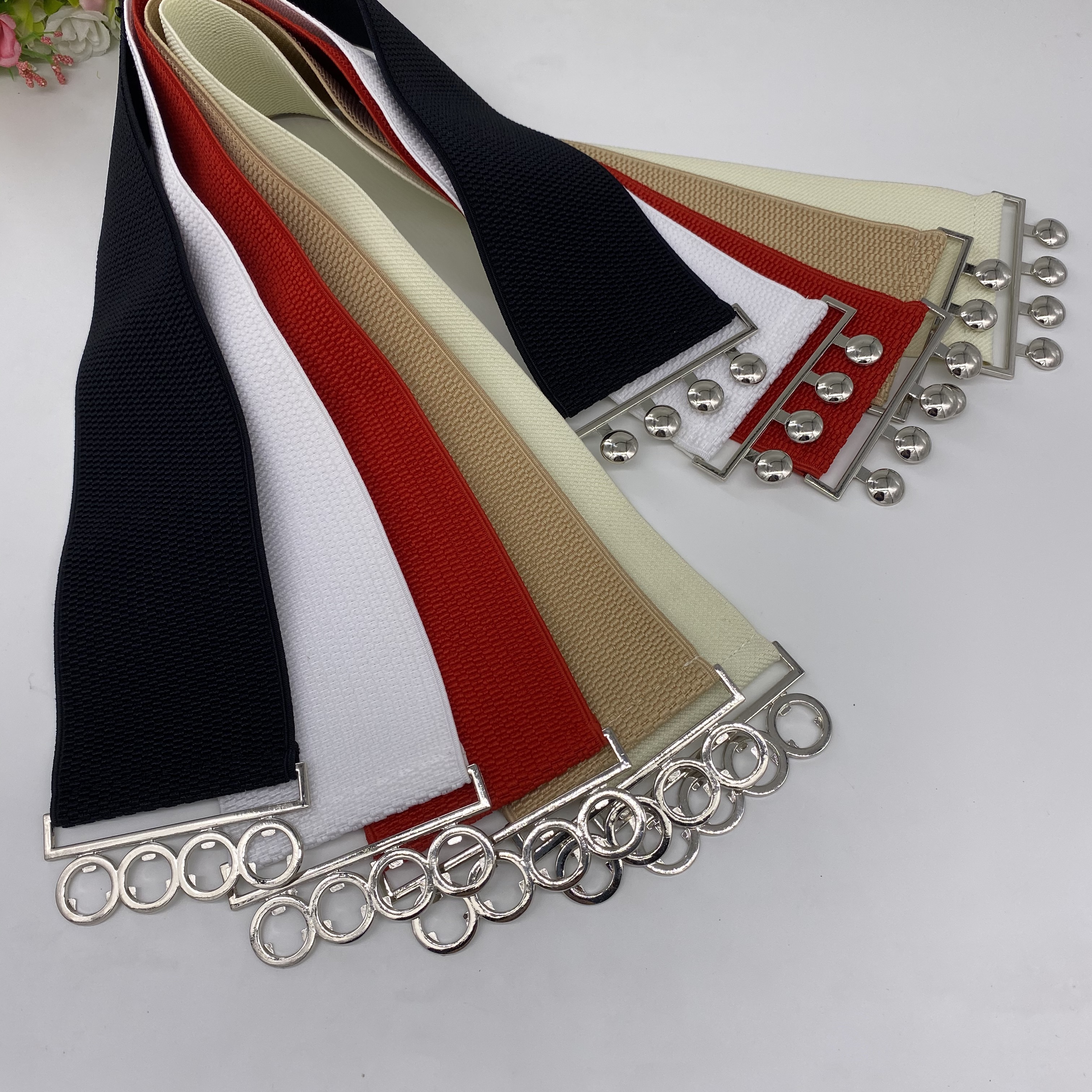 Source Head Factory Wholesale: Ladies Elastic Waist Seal Elastic Belt undefined