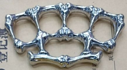户外防身防狼拳扣铁拳头铁四指拳刺 三色节节高详情图2