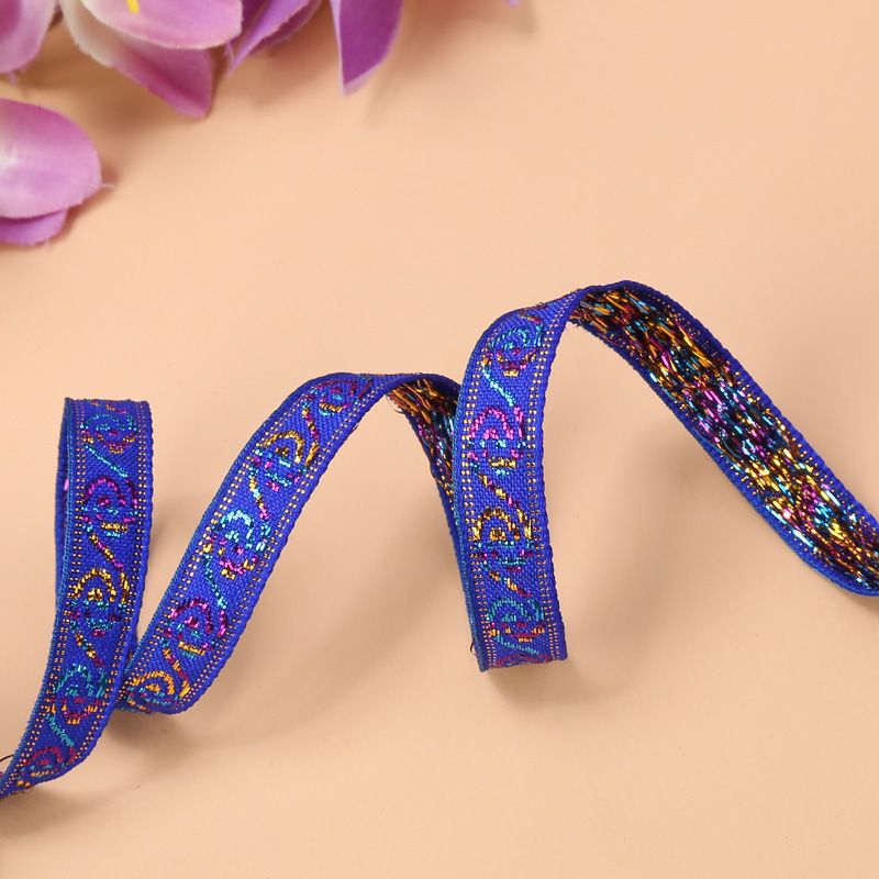 厂家供应1cm民族风螺丝花边古装刺绣亮片电脑提花织带批发直销详情图2