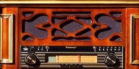 梵尼诗复古留声机 LP黑胶唱片机 低音炮美式双开门柜式电唱机62S细节图