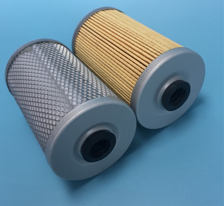Fuel filter element, locomotive filter element, fuel fine filter element, filter element