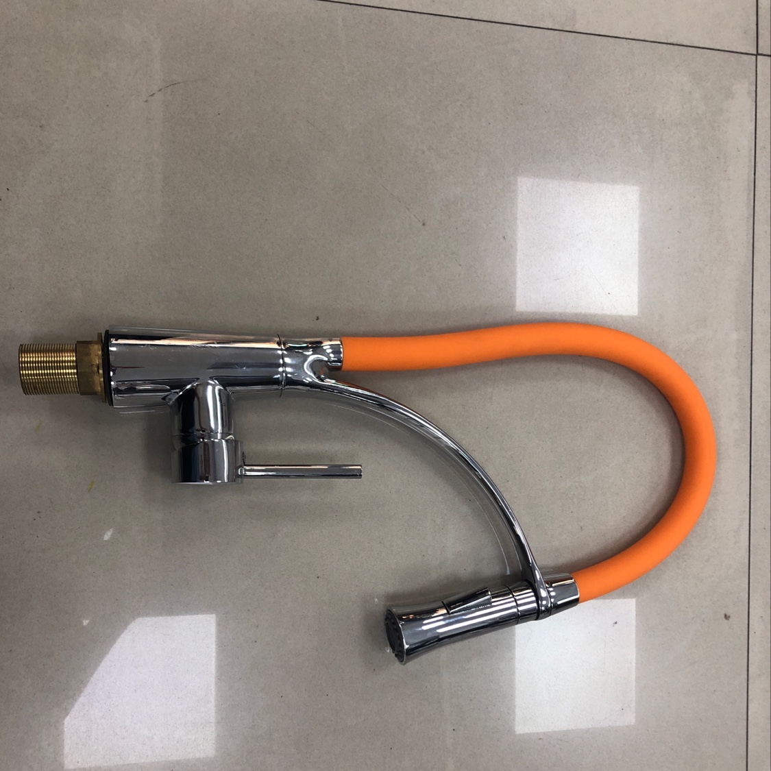 All-copper kitchen sliding faucet 2