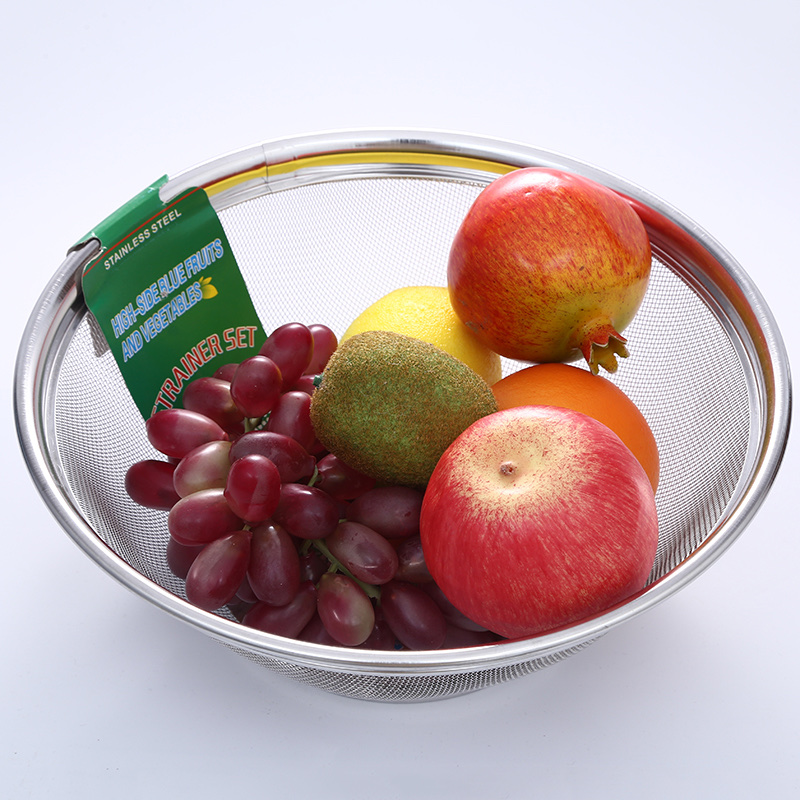 Stainless steel high-edge basket details Picture