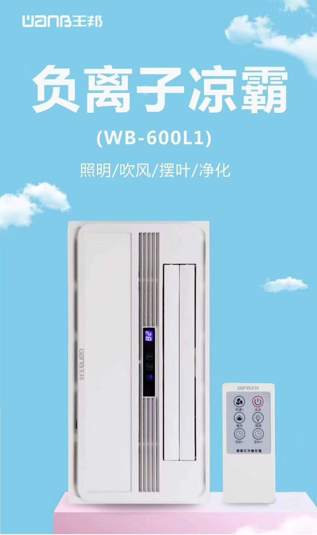 王邦300*600集成吊顶负离子凉霸详情2