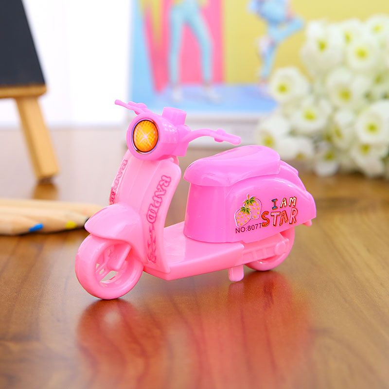 Fulejia 8077 is a self-produced and self-sold manufacturer of motorcycle-shaped pencil sharpeners and stationery for primary school students and children details Picture