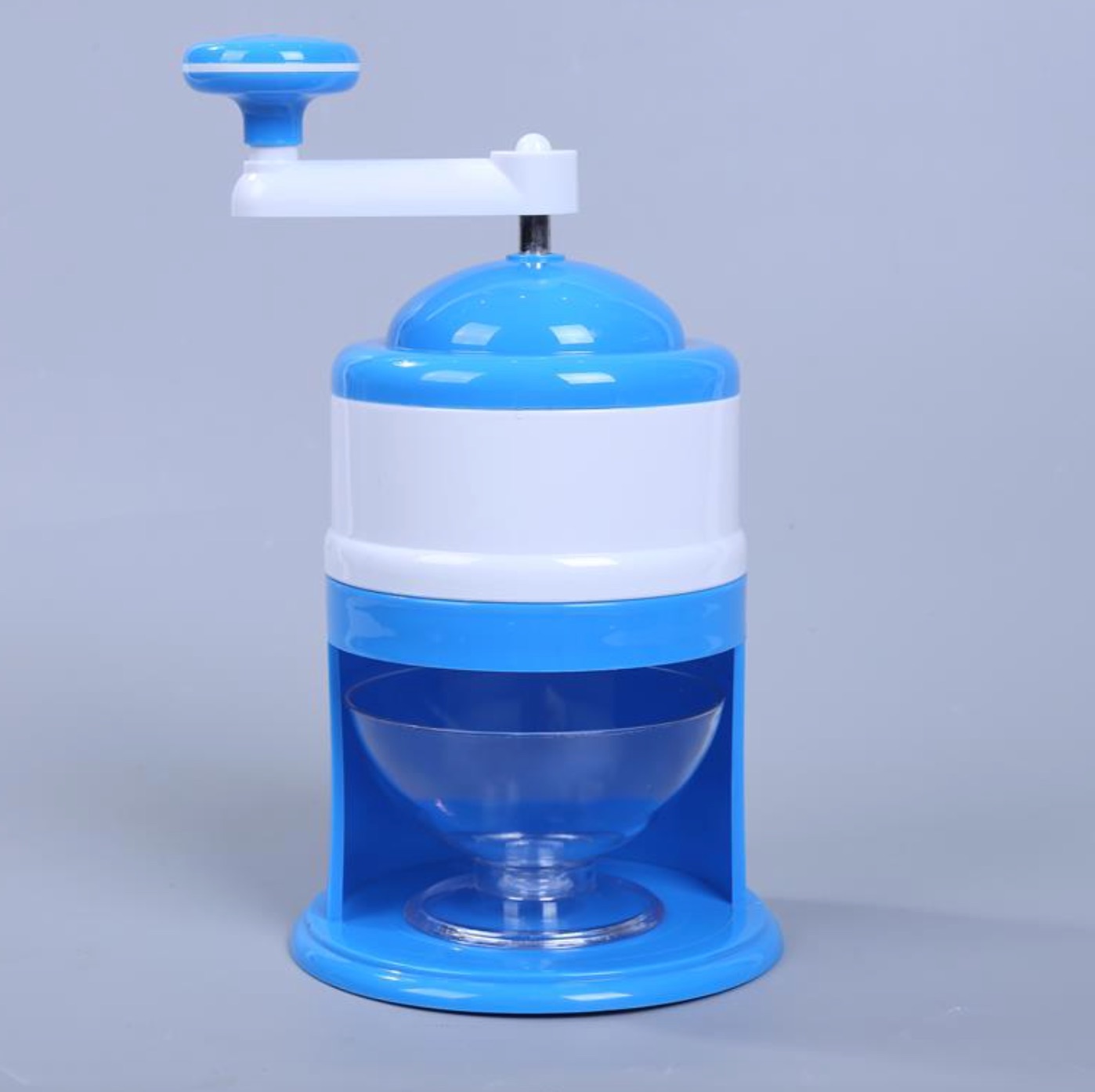 夏季户外便携手摇碎冰机家用塑料沙冰机 手摇刨冰器 刨冰机批发详情图1