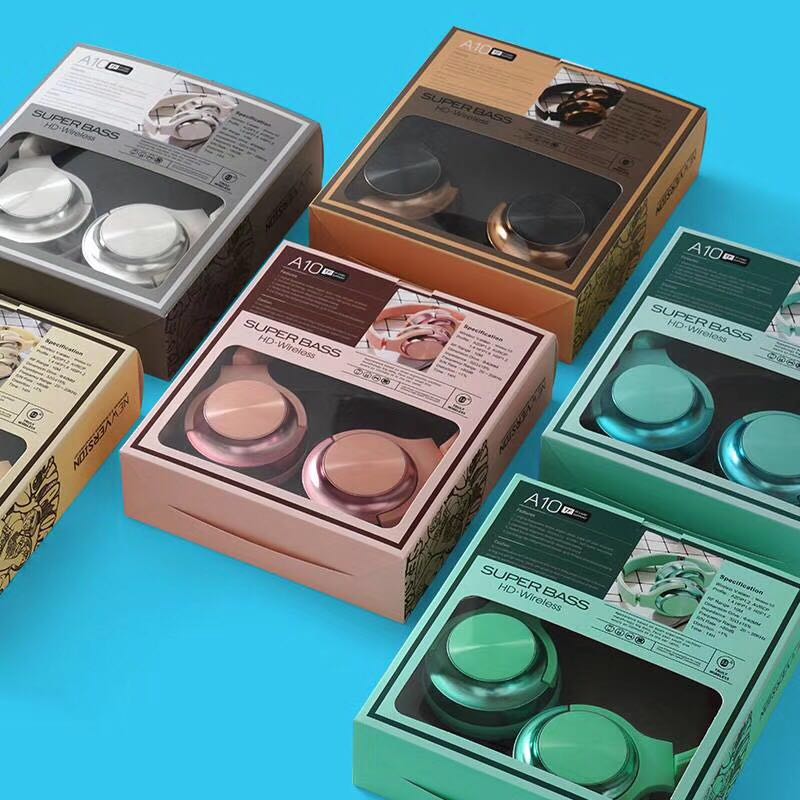 A10 Macaron Bluetooth Cat Ear Large Headphones with Bluetooth card insertion for sound collection detail image 4