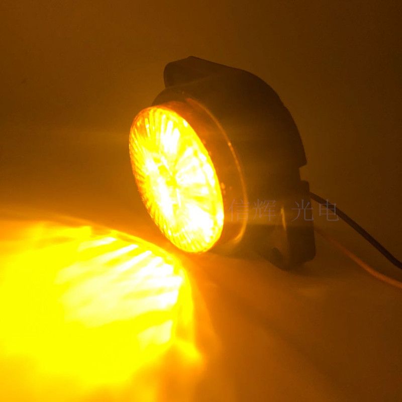 Factory direct supply truck LED side lights, 24V ultra-bright round top lights, bus warning taillights, electronic side lights Item Picture