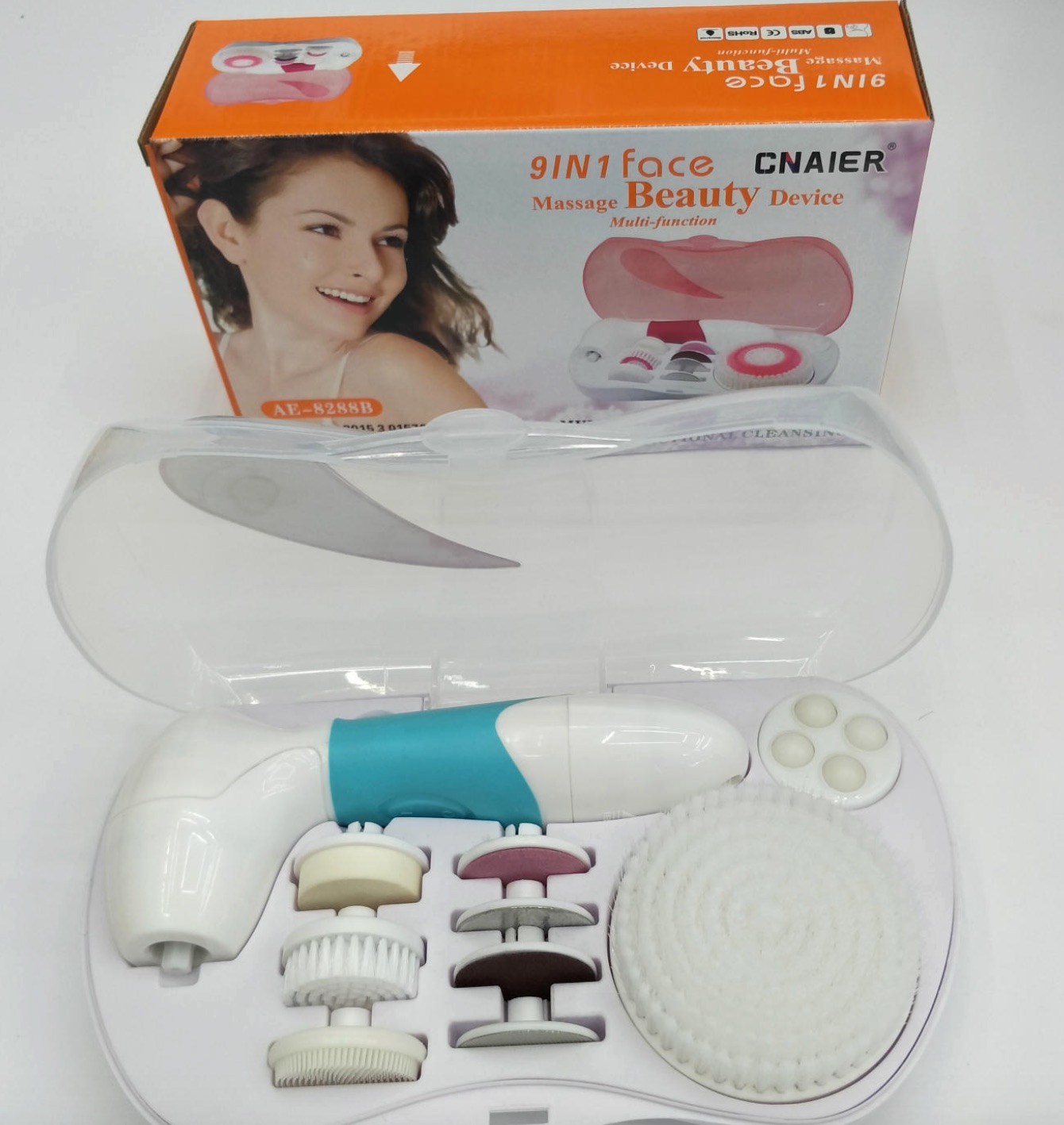 2020新款超声波洁面仪 电动旋转美容仪面部清洁工具详情图2