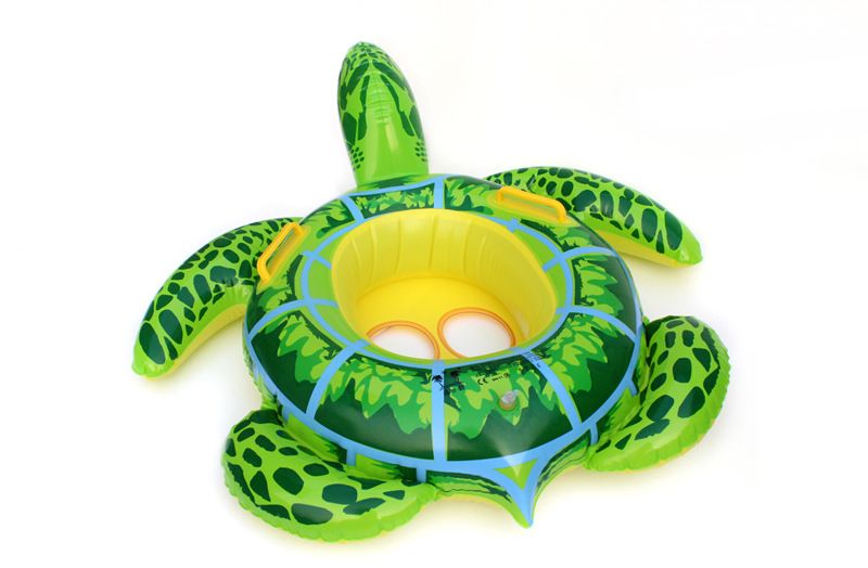 PVC inflatable children seat mermaid lead boat handle new animal seat circle manufacturers hot sales full figure
