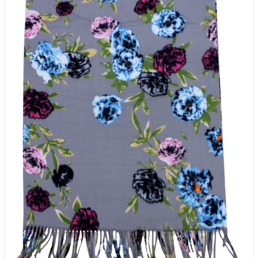 Bristles colorful flowers full figure