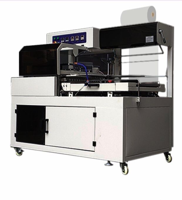 全自动封切机塑料袋套膜机热收缩套口机半自动塑封机套袋机