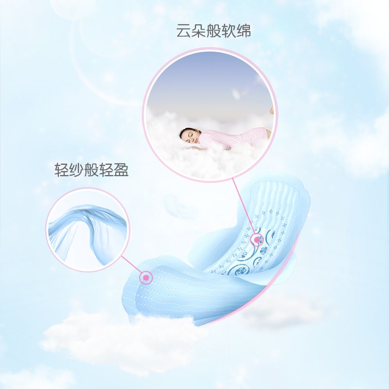 ABC Daily Super Thin and Soft Surface Sanitary Napkins K13-8 Pieces (including KMS) Specification image