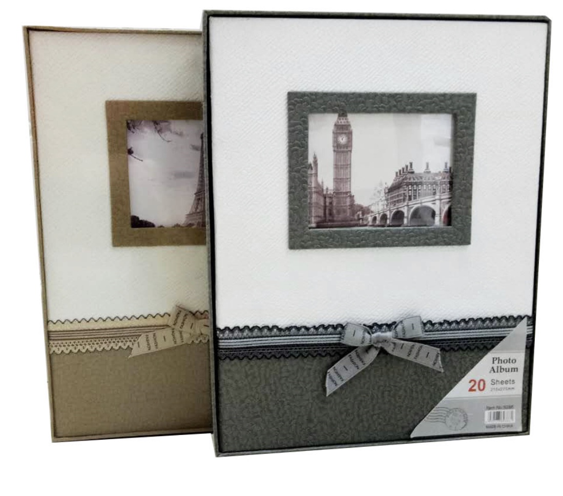 6寸特种纸自粘式欧陆风情系列相册