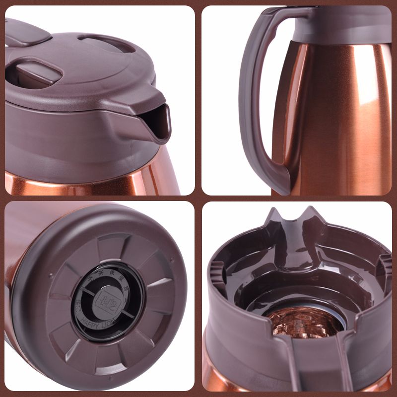 保温壶/咖啡壶/热水瓶白底实物图