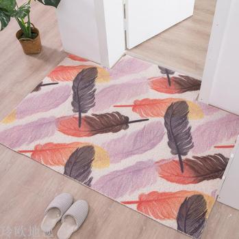 Living room pink carpet floor mat web celebrity bedroom doormat non-slip absorbent girl ins wind simple floor mat thumbnail
