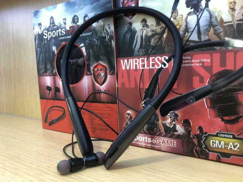 GM-A2 Bluetooth Neckband Sports Headphones details Picture