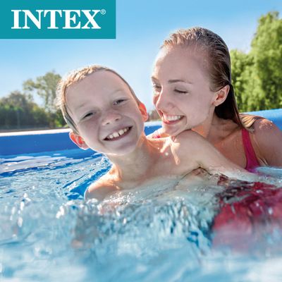 批发INTEX28112简洁式蝶形家庭游泳池 戏水池充气水池 钓鱼养鱼池详情图3