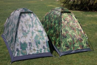 户外露营单兵训练数码迷彩帐篷野外野营单人防水军迷产品图