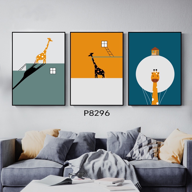 高清满屏装饰画 现代简约欧式大气 餐厅儿童房间必备装饰画 相框 多种尺寸 多样风格 40*50cm产品图