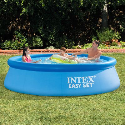 INTEX 28120 Butterfly-shaped Family swimming pool, Children and adults' pool, Inflatable pool, Fishpond, Fishing pond Application Scenario