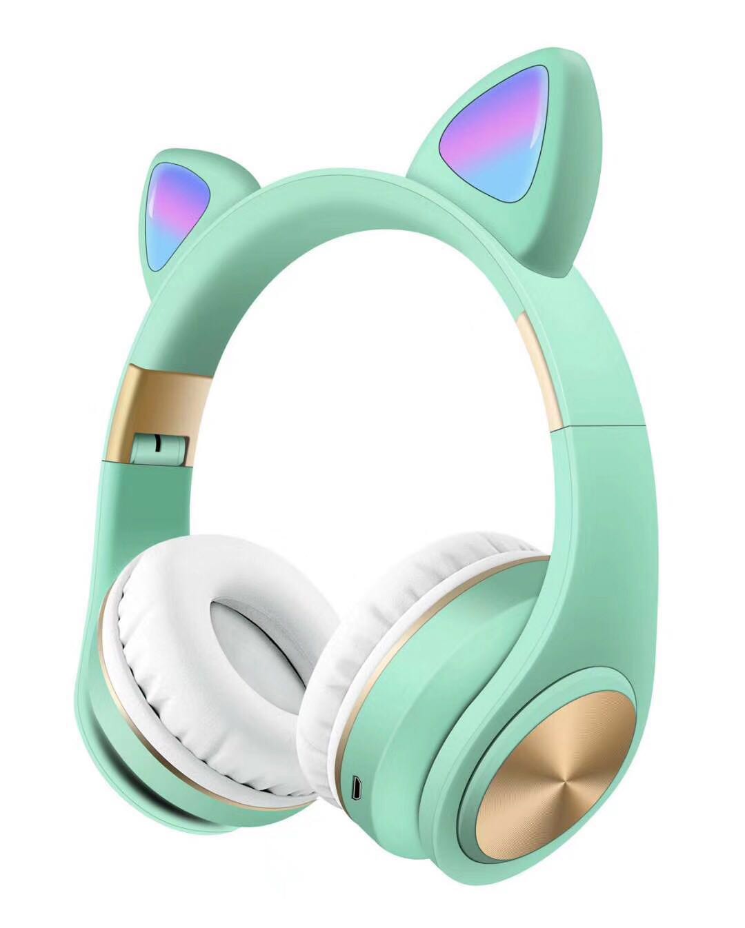 M1 Macaron Bluetooth Large Headphones with SIM card for Bluetooth audio collection details Picture