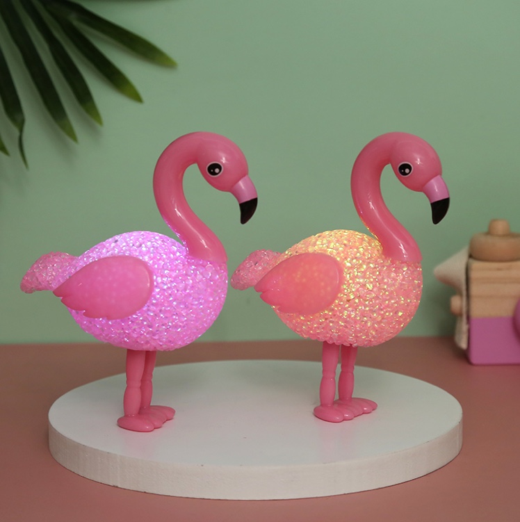 火烈鸟发光七彩灯  摆件礼品 LED灯 厂家直销批发
